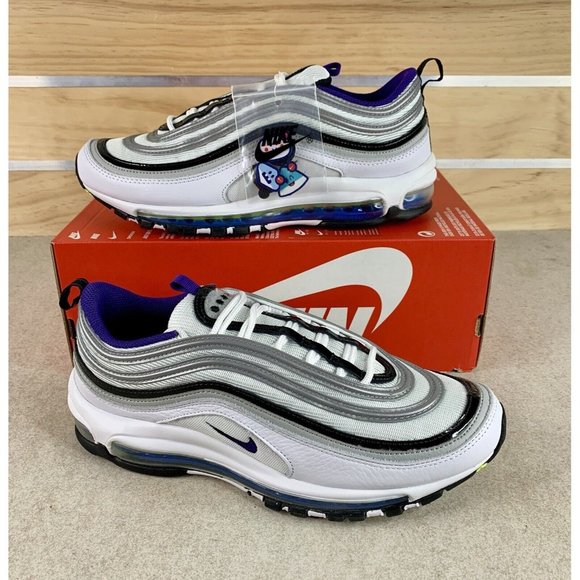 Nike Air Max 97 Kaomoji Airmoji Mens Size 9.5 Court Purple White New DD9598 100